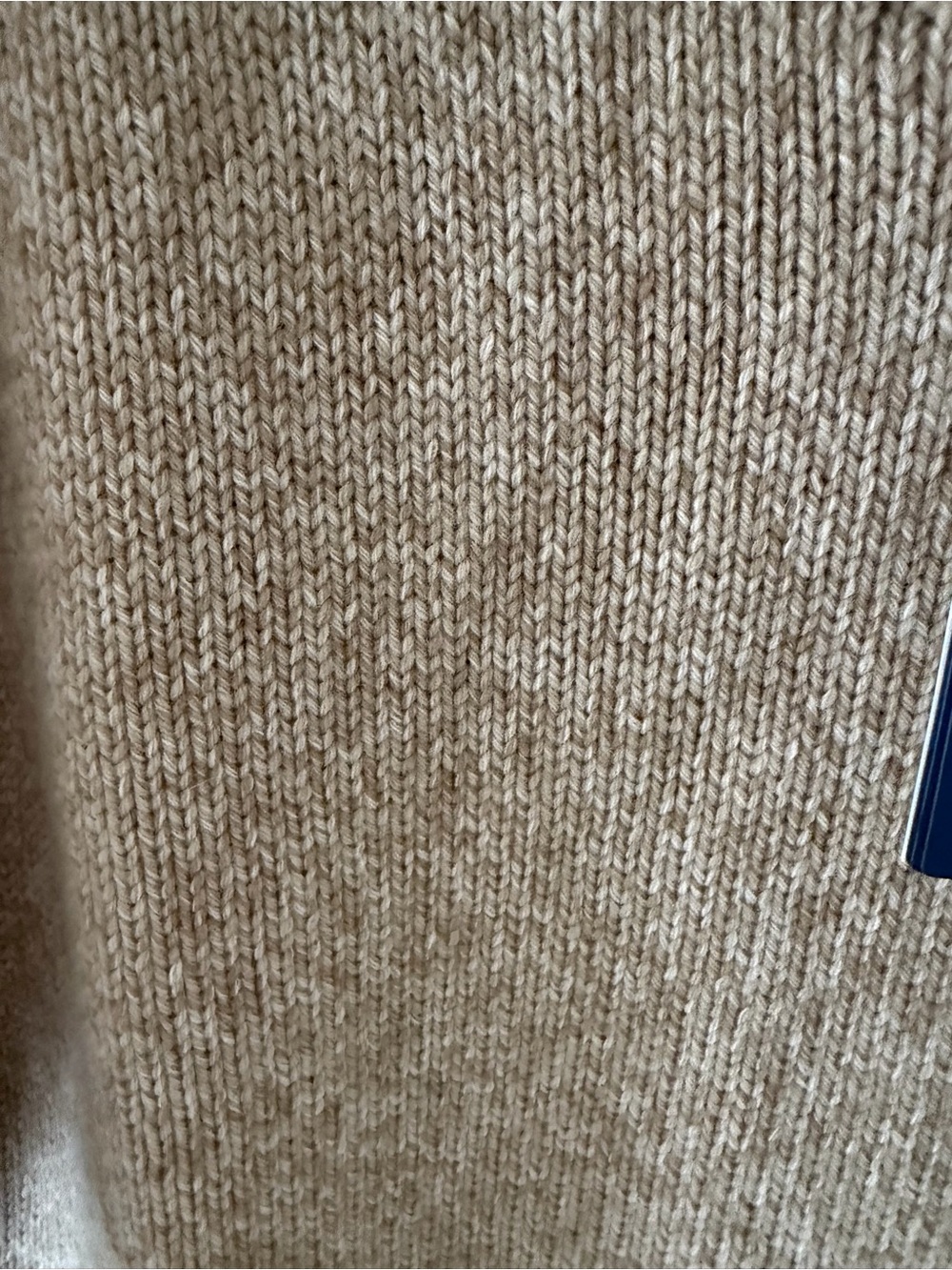 NWT Polo by Ralph Lauren Wool/Cashmere Oversized Beige Cowl Neck Sweater $398 - Picture 3 of 5